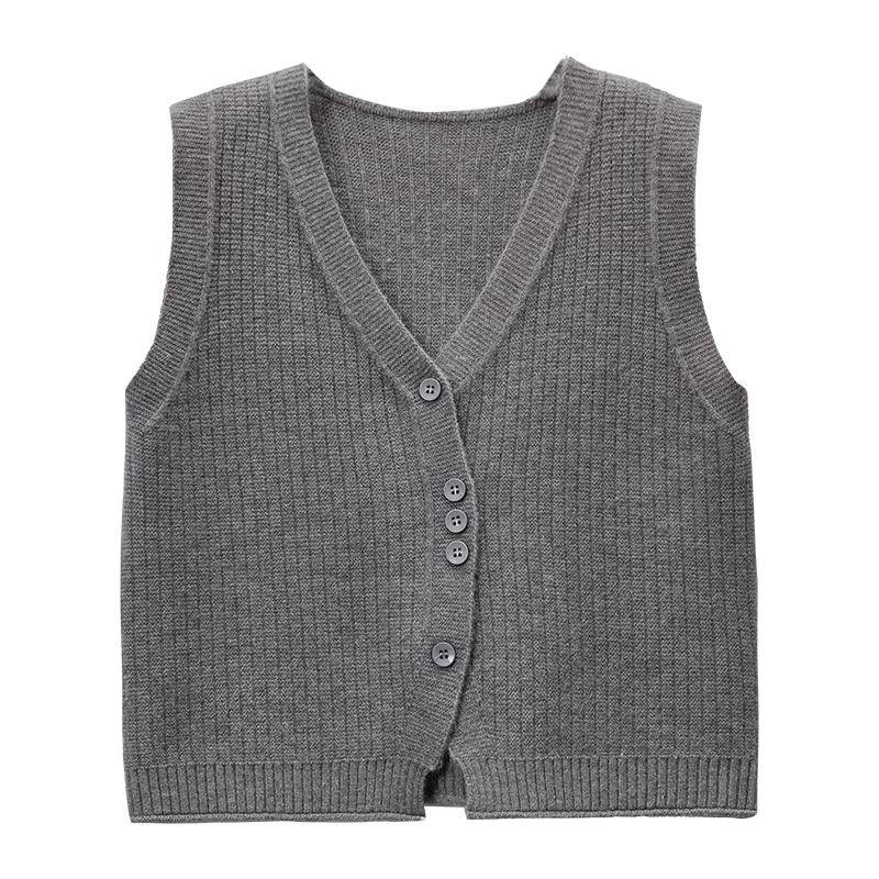 Women's V-Neck Layering Knit Vest