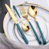 HANYANG Stainless Steel Tableware Family Hotel Supplies Steak Knife, Fork and Spoon Set Western-style Tableware