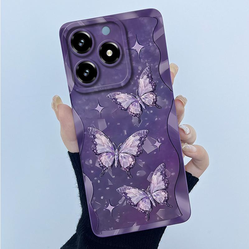 Case For Realme C61 C63 Cute Panda Sweet Girls Cats Silicone Soft Back Cover For Realme Narzo N63 2024 Bumper Protective Casing