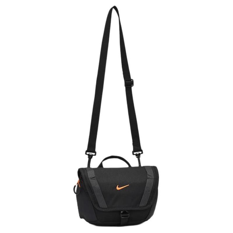 Nike Fabric Fanny Pack Regular Unisex Black & Coal Black & Dutch Orange Casual DJ9681-011