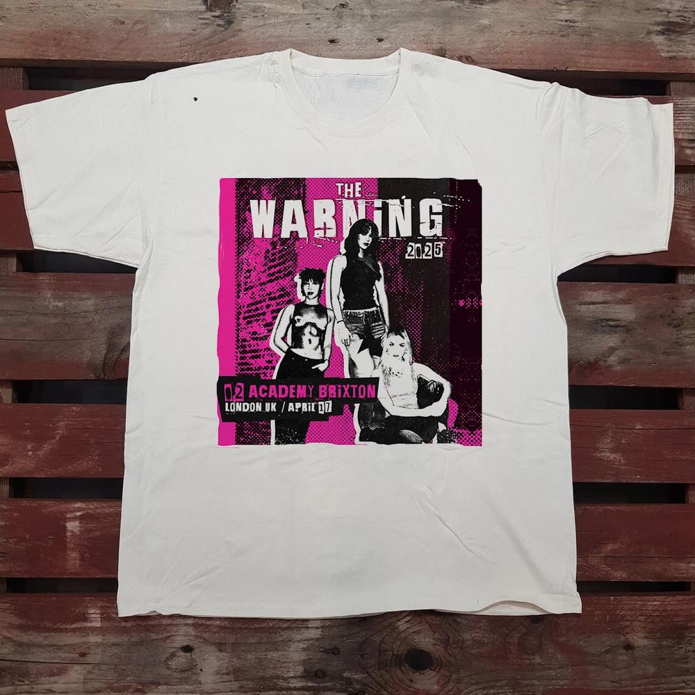 The Warning Band 2025 European tour T Shirt Full Size S-5XL DO289 Unisex T-Shirt XXL