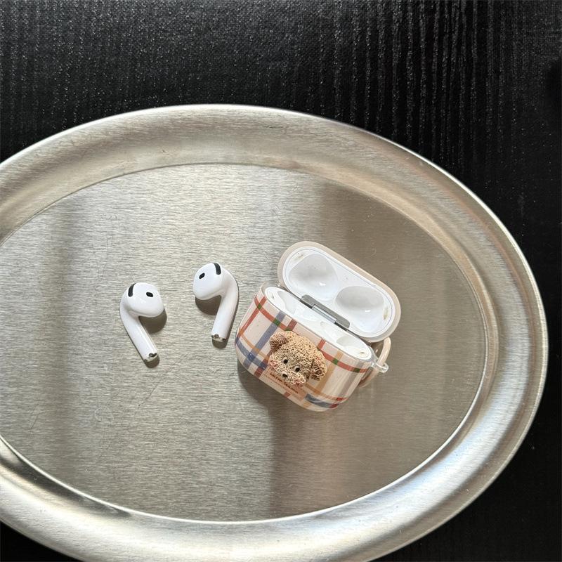 Ins Autumn and Winter Contrasting Stripes AirPods Pro1 Generation Protective Case for Apple Wireless Bluetooth Headset 1/1 Generation