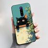 Case For Sony Xperia 1 XZ4 Casing Aesthetic Fashion Cute Cat Black Silicone Soft Shockproof Phone Cover For Sony Xperia 1 Case