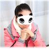 Máscara de ojo de Panda, sombra de ojos, gafas de algodón para dormir, antifaz para dormir, cuidado de la cubierta de los ojos