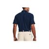 Under Armour Iso-Chill Solid Golf Polo Shirt Men tops Dark-Blue 1370090-408