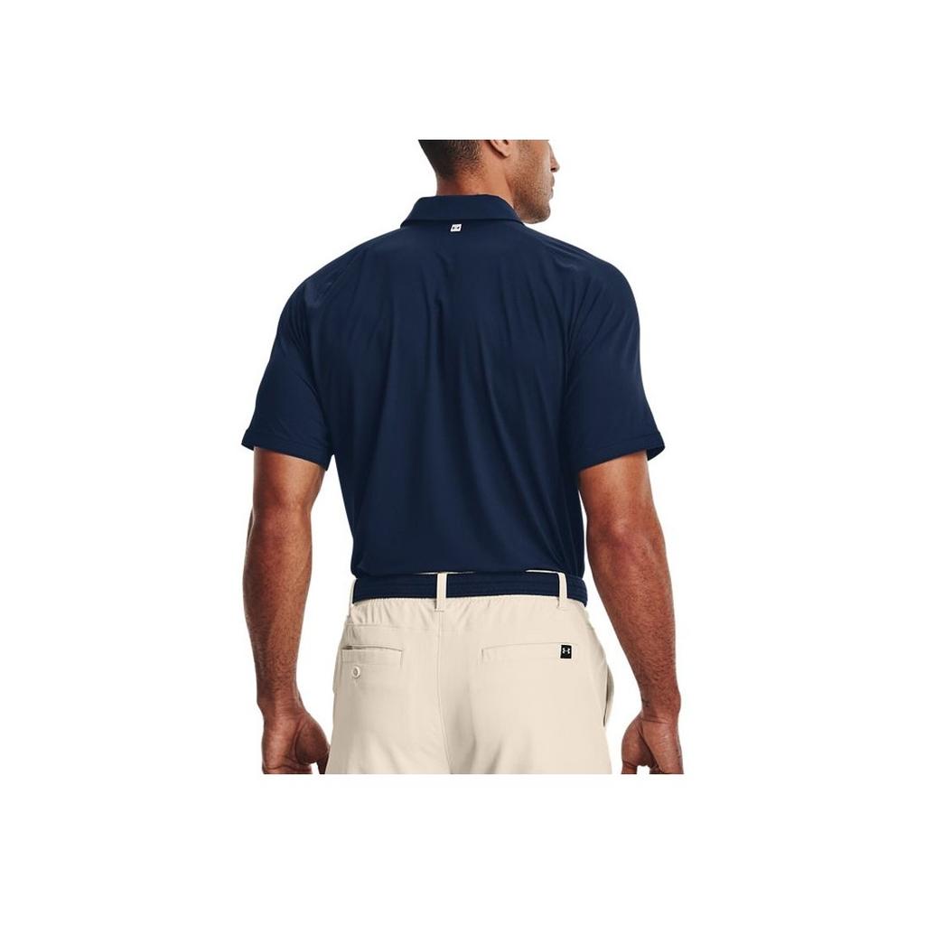 Under Armour Iso-Chill Solid Golf Polo Shirt Men tops Dark-Blue 1370090-408