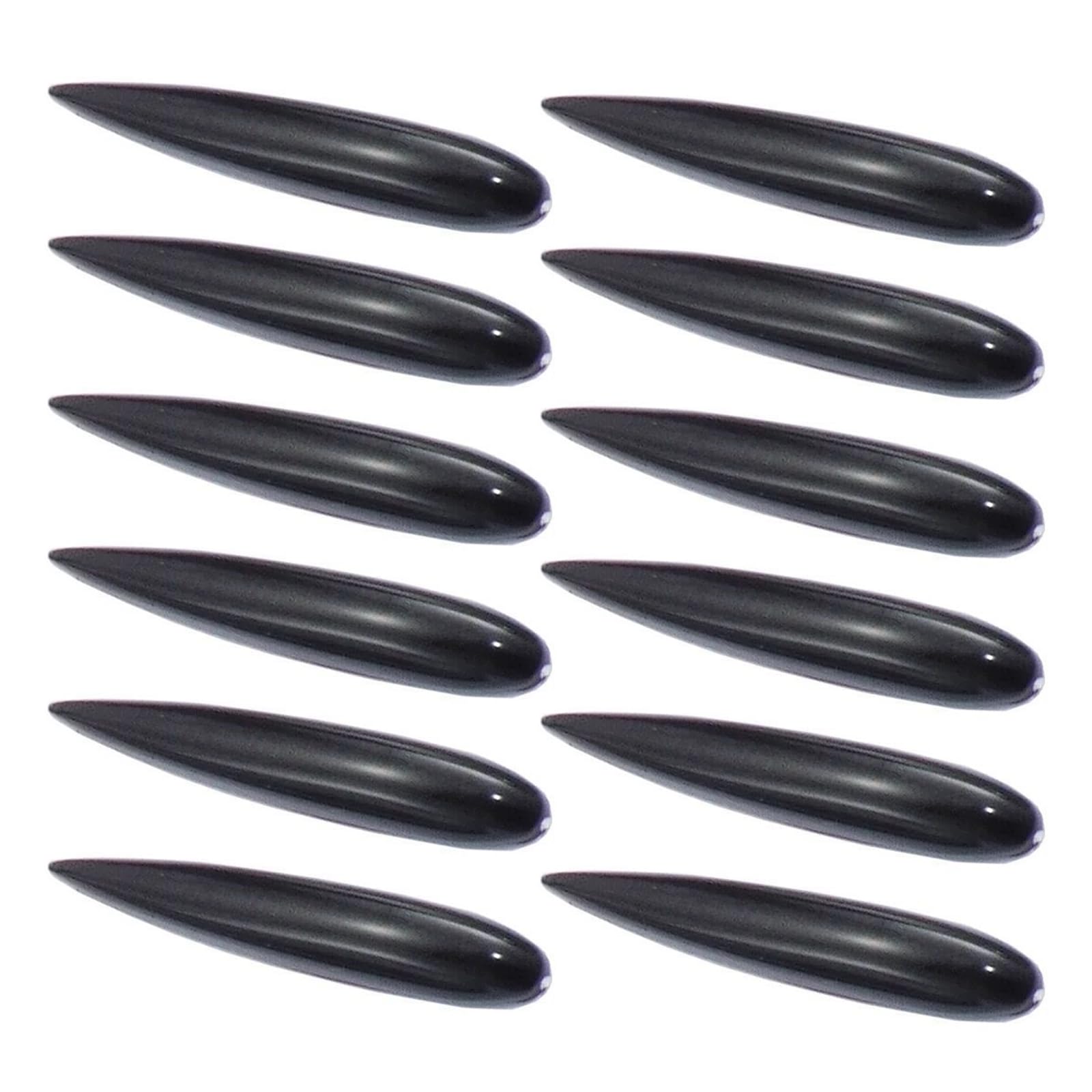 YFFSFDC Car Vortex Generator, Set of 12, Wind Noise Reduction, чёрный
