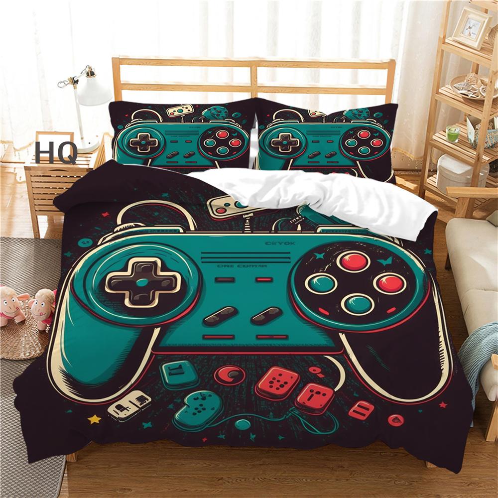 Bed Clothes 3D Game Console Printing Teens Single Size Bedding Set Fashion Luxury Boy Home Bedclothes