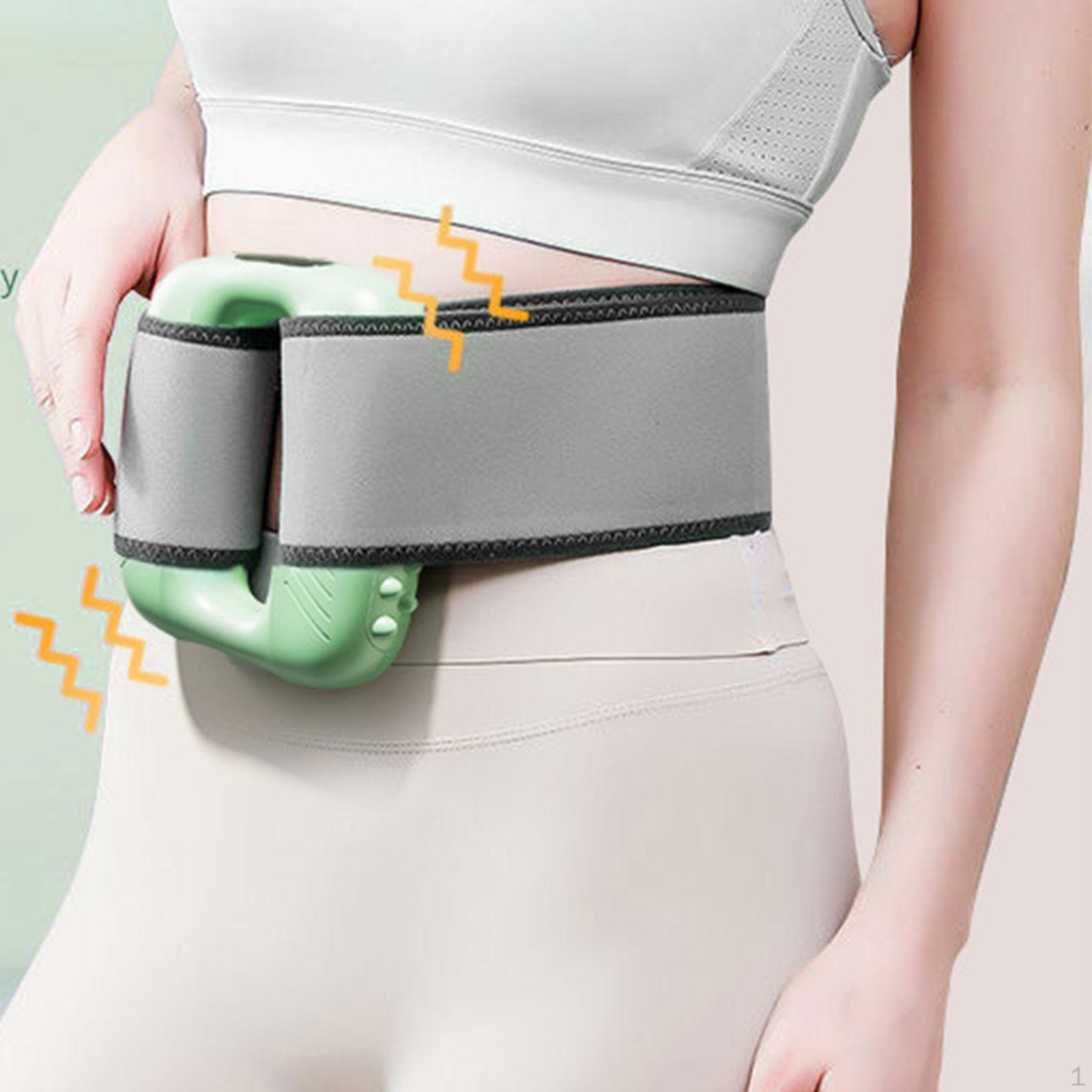 

Полнотелый фасциальный кольцевой массажер с ремнем, мини, беспроводной, регулируемый, вибрационный зелёный