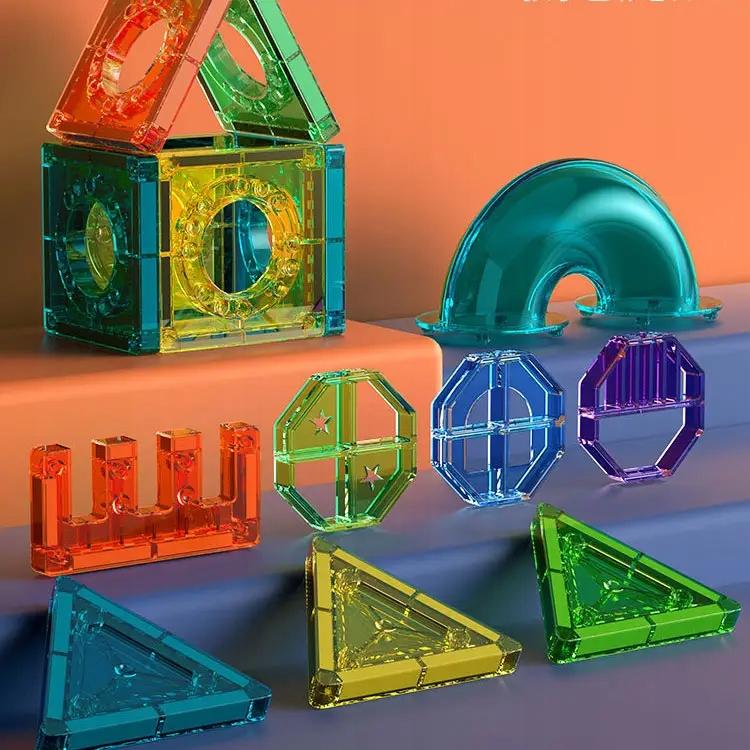 MAGNETIC BLOCKS 105pcs 3D LARGE CONSTRUCTION PANELS CREATIVE EDUCATIONAL