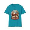 Unisex mjuk t-shirt Jultomte Ren Snöglob Jullov Utmattning
