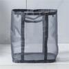 Portable Laundry Basket with Handle Breathable Nylon Storage For Travel Camping J0MC