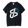 Abstract Logo Graphic Black T-shirt