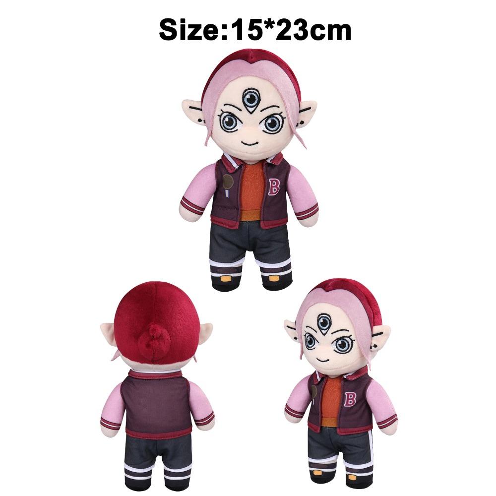 20CM Angle Aziraphale Devil Crowley Plush Mascot TV Good Cosplay Omens Fantasy Puppet Costume Accessory Birthday Gifts Decor