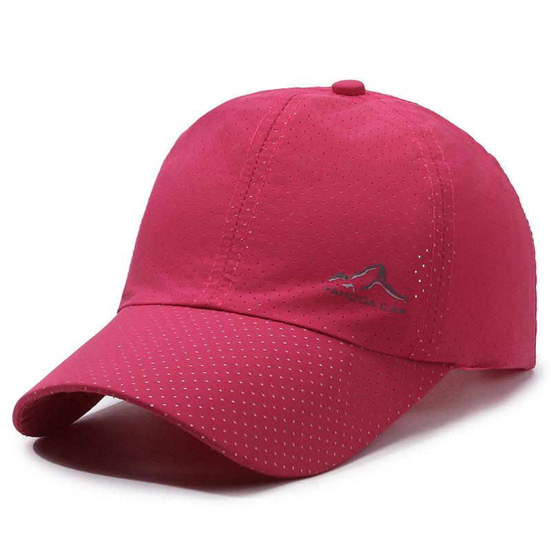 Unisex Sun Protection Quick-Dry Perforated Baseball Cap for Large Heads - Versatile Outdoor Sports Hat