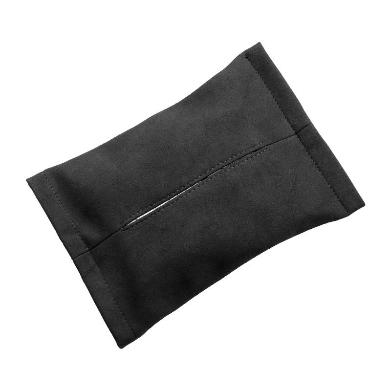 

Car tissue box hanging sunshade translucent fur car multi-function tissue bag customizable translucent material