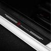 4Pcs Car Door Sill Anti-Scratch Protector Stickers Accessories For Mercedes Benz W203 W204 W210 W124 AMG W202 CLA W220 W212 W205