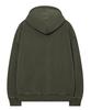 Arch Logo Pigment Graphic Hoodie Khaki Gray