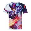 Men Women Gaming T-Shirt With 3D Digital Print Character Design Casual Short Sleeve Tee