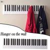 Piano Key Wall Mounted Coat Rack Hook 39cm Decorative For Home Office Bedroom Wall Art Home Gift Hanger