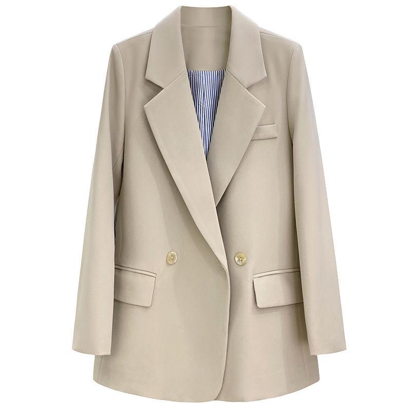 Stil britanic temperament femei Blazer cu mânecă lungă, la modă, la modă, la dublu piept