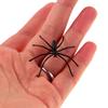 Artificial Spiderweb, White, with Spiders, Halloween Decoration, 4 Spiders