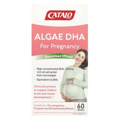 CATALO, Algen-DHA für Schwangere, 60 Softgelkapseln