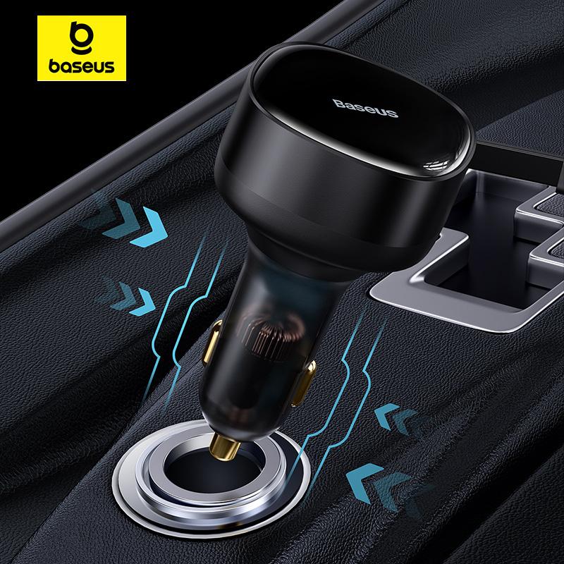 

Baseus Enjoyment Retractable 2-in-1 Car Charger C+C 33W