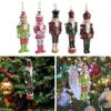 Nutcracker Hanging Ornament Xmas Tree Home Decor Figure Christmas Decoration Miniature Figurine for Crafts Fireplace Fall Mantle
