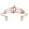 Bridal Rhinestone Metal Headband Headdress for Wedding Dress