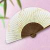 Paper Stylish and Japanese Traditional Japanese Nadeshiko Hagi Design [Osaka Choseido] Women's Fan, Cute, Style, Accessory, Festival, Boxed, (Bush