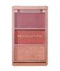Makeup Revolution, Blush Icon, Matte, Blush Highlighter Palette, Aura Points Rose, 11.5 G