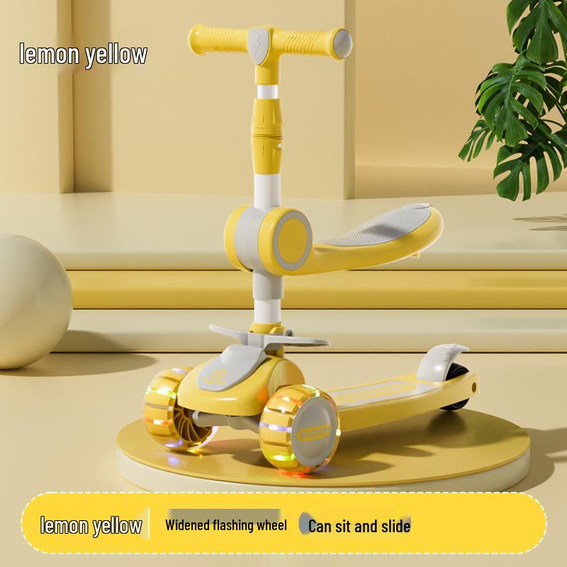 3-in-1 Children's Scooter for Ages 1-12: Safe and Fun for Boys and Girls