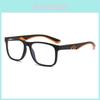 Student Square Blue Light Blocking Glasses With Pc Frame For Large Faces