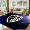 Bournemouth Football Design Crystal Velvet Rug Soft Decorative Mat for Bedroom Entrance