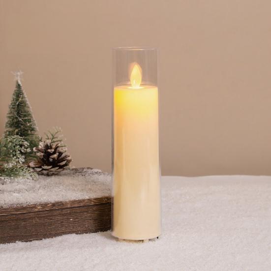 Flameless LED Candles with Remote Control Battery Operated Flickering Fake Pillar Candles Electric Warm Light for Wedding Holiday Home Decor