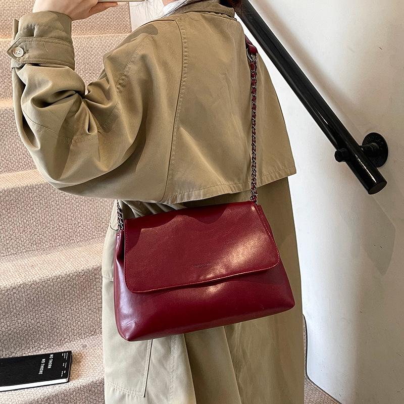 Large Capacity Underarm Bag Women'S Texture French Tote Bag Fashion Shoulder Messenger Bag