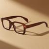 Europe and America Fashion Square Transparent Anti Blue Light Reading Glasses Men Women Vintage Simple Style Presbyopia Eyeglasses