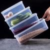 Resuable Kitchen Storage Box Rectangular Food Sealed Case Transparent Storag Box  Kitchen Organizer