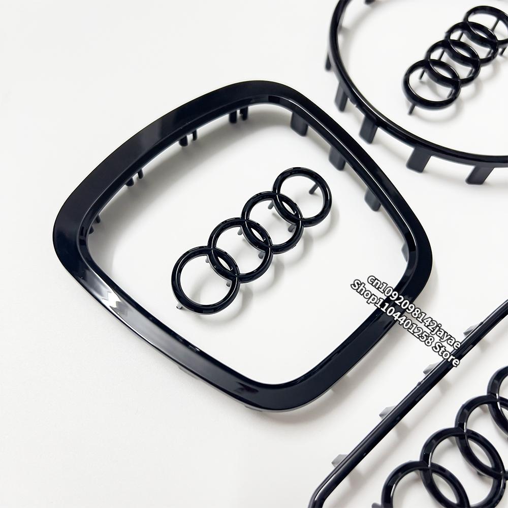 Car Steering Wheel Badge Replacement Decoration LOGO For qaz14 A3 A4 A5 A6 A7 A8 Q3 Q5 Q7