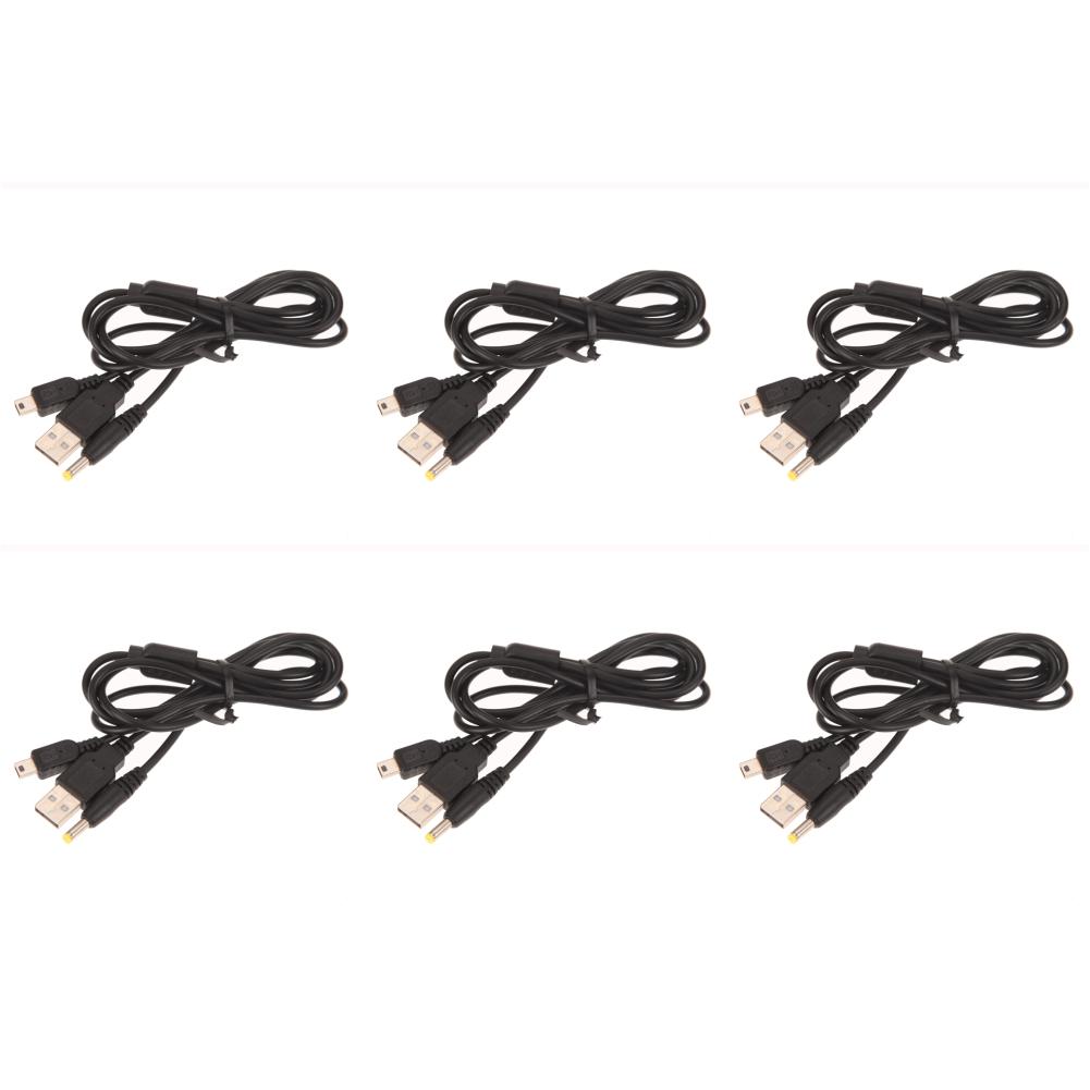 5-10 Stück USB-Ladegerät für PSP 2000 3000 Spielkonsole USB-Datenkabel + Ladekabelkabel 1,2 m 2-in-1 Ladekabel Spielzubehör