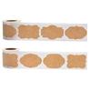 Autocolante Hârtie Kraft Etichete Albe Papetărie Handmade Etichete Cadou Hârtie Decorativă Etichetă Borcan Condimente Autocolant Sigilare Plic DIY