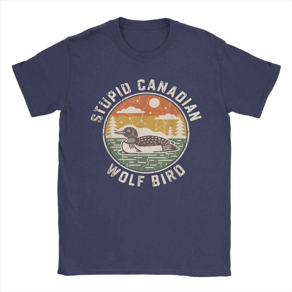2026 SpringSummer Foolish Canadian Wolf Bird Funny Funny Cotton Y2K Breathable Novel Design Tshirt