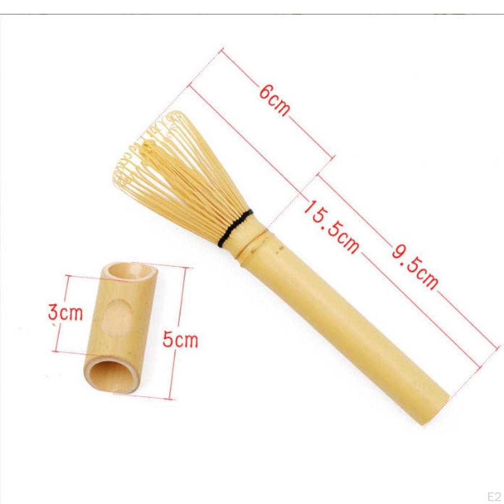 Bamboo Matcha Whisk with Long Handle Traditional Professional Ceremony Accessory Japanese Style