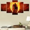 5 Stück Leinwand Wandkunst Poster Malerei Spiele The Elder Scrolls IV Remastered Tapete Heimdekoration Bild Druck Kunstwerk