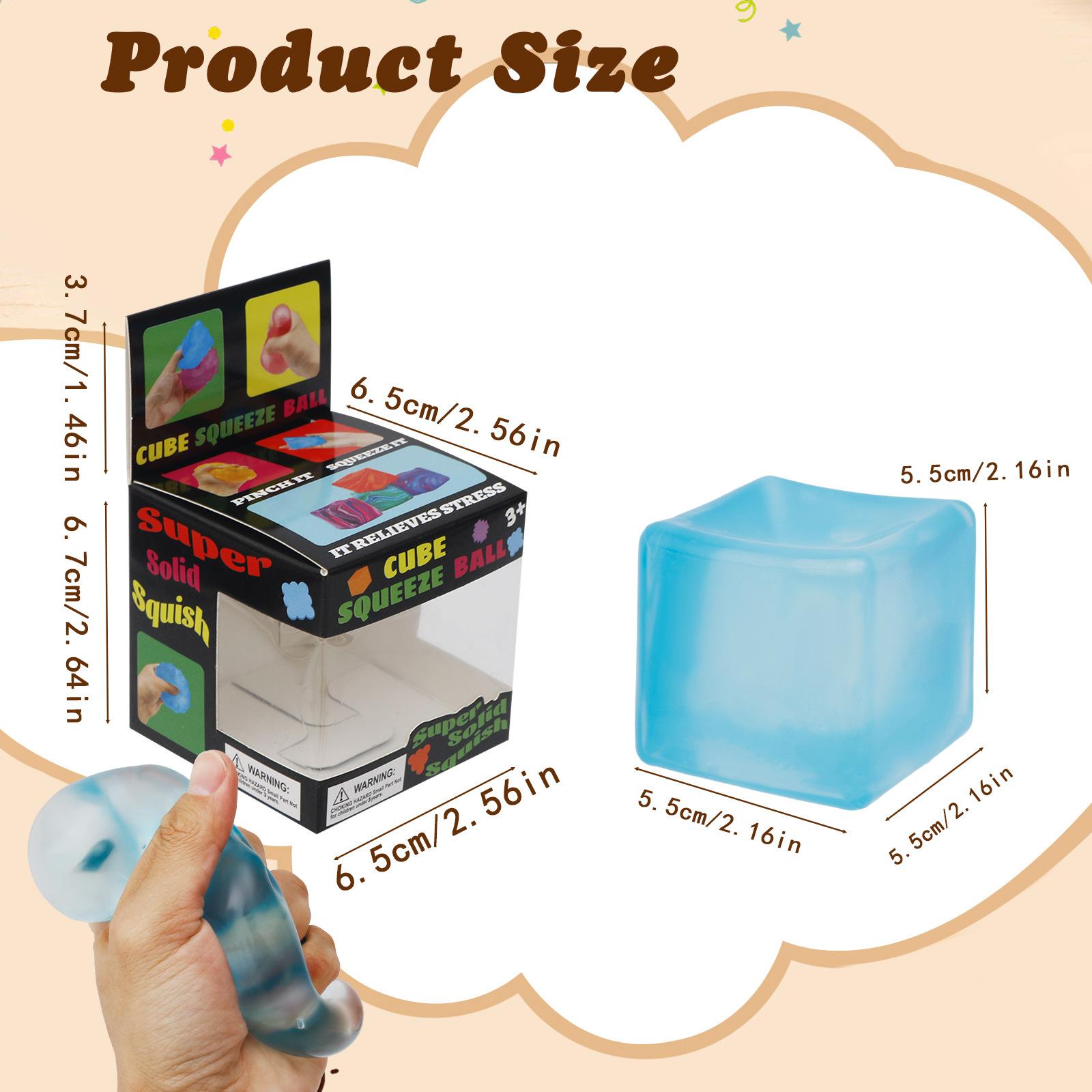 

New Jellyfish Octopus Sensory Squishy Toy Stress Reliever Nee Doh Nice Cube Style Fidget Tool For Adults Kids Desk Calming (As shown-23617)-
