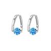 Korean Fashion Zircon Drop Earrings for Women Jewelry 2026 Trending New Luxury Women's Geometric Hoop Earrings Pendientes Gifts