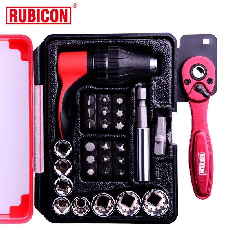 RUBICON RGH-30 Mini Ratchet Socket Screwdriver Set