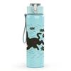 1PC Black Cat Flying Butterfly Layout 750ml Color Plastic Sports Water Bottle Leakproof Flip Straw Lid For Sports Office Home Use