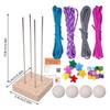 Premium-Craft Knot Maker-Handmade Cord Kit-DIY Monkey Fist Knot Ball Set-Strong Paracord Rope